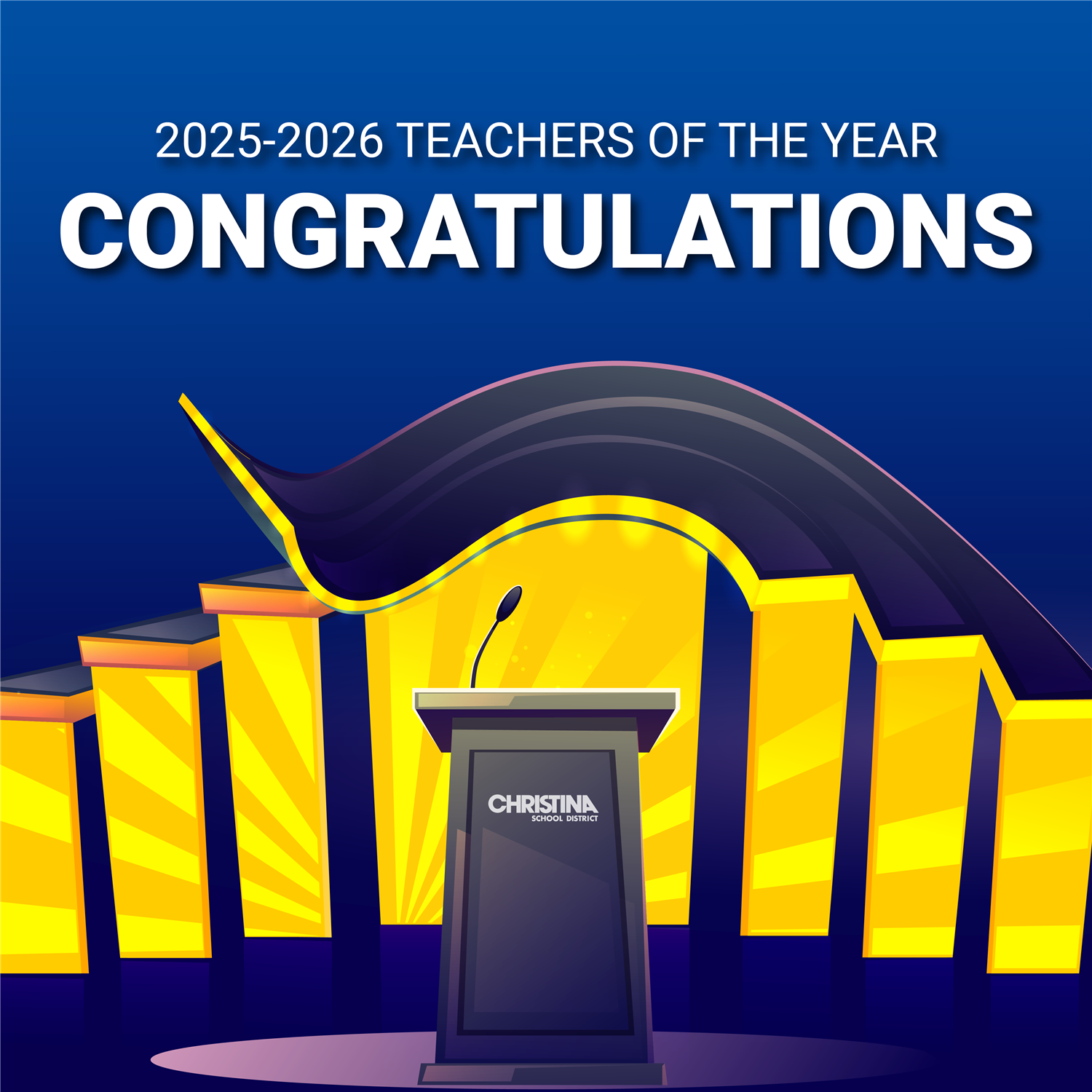  2025-2026 Teachers of the Year Congratulations